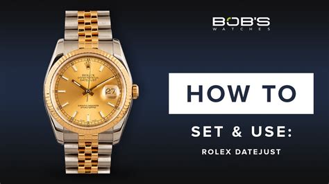 how to change date rolex datejust|change time on Rolex Datejust.